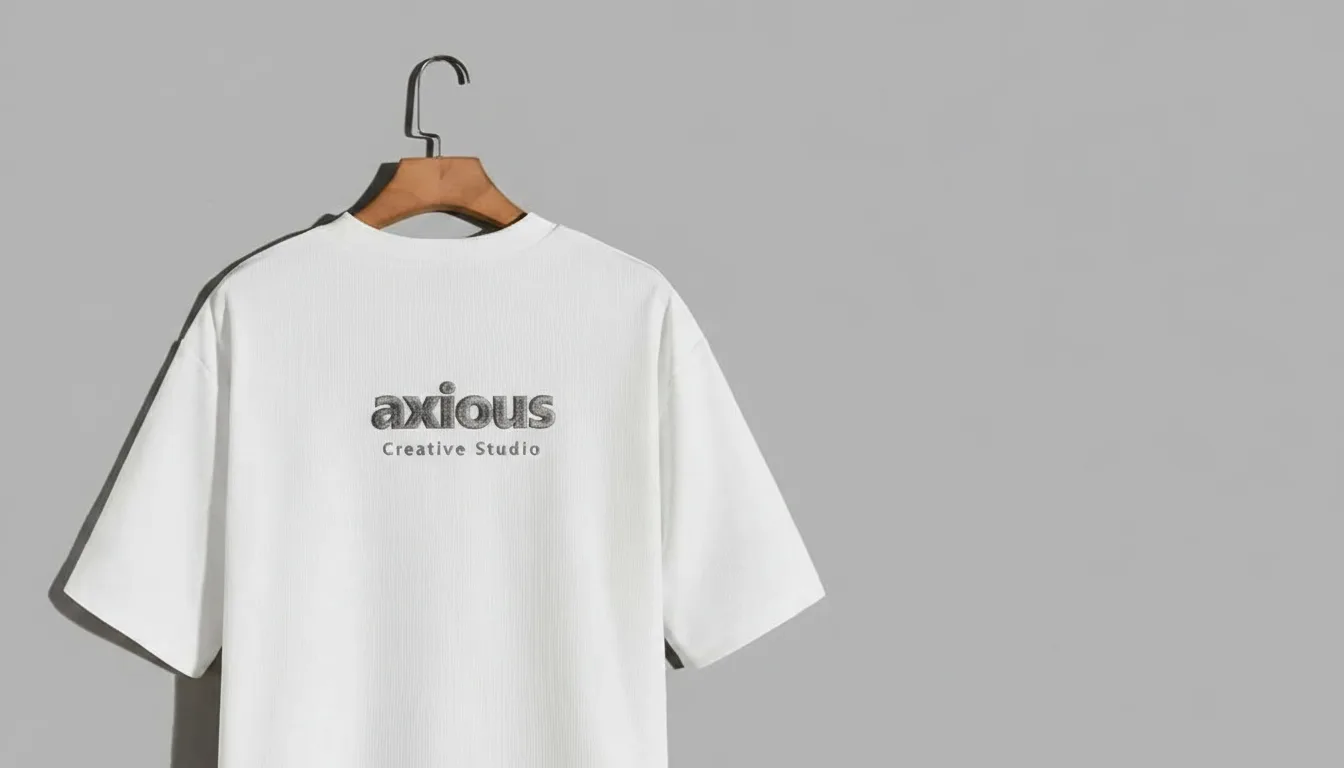 Branded tee — back print
