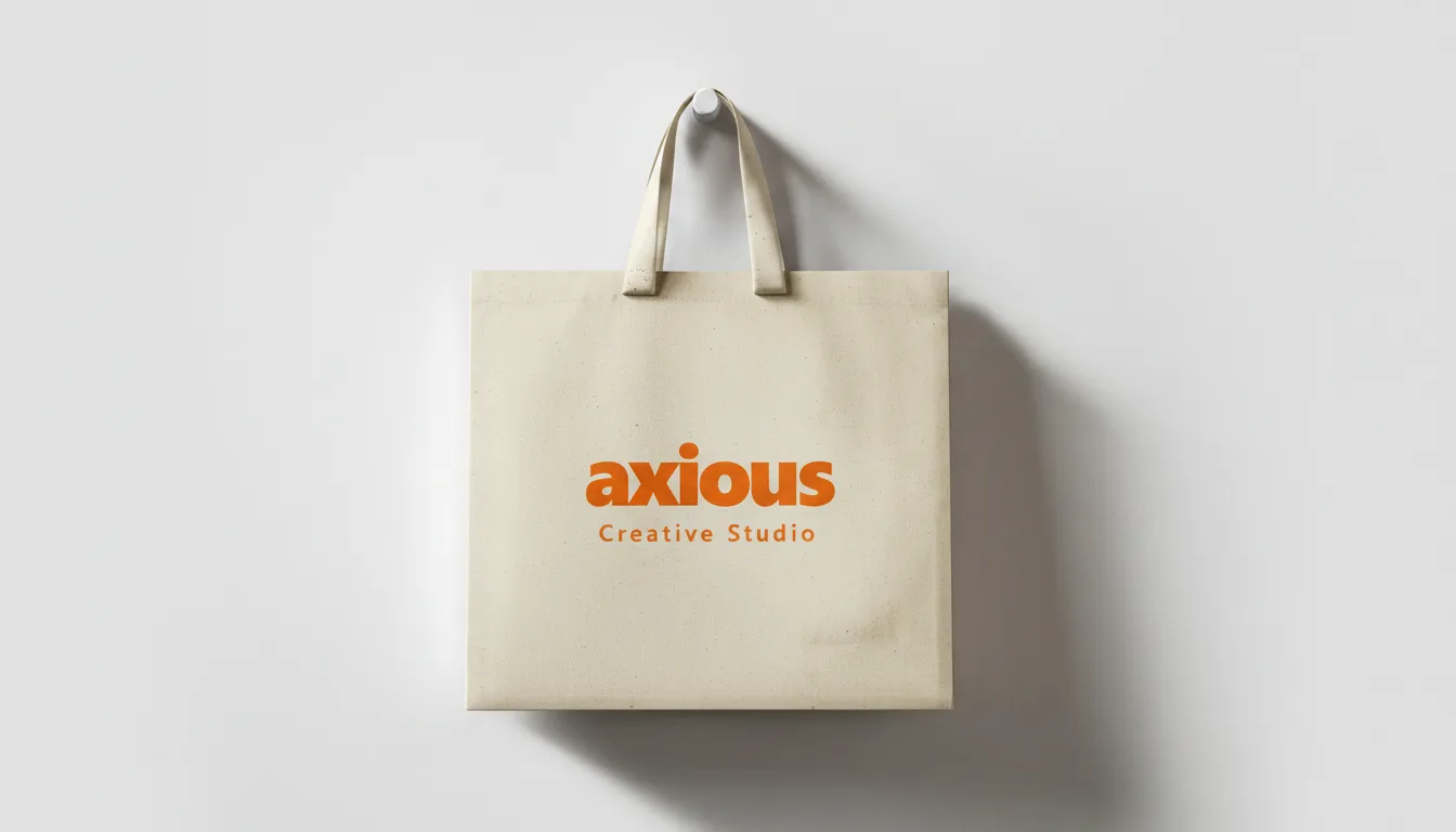 Branded tote bag